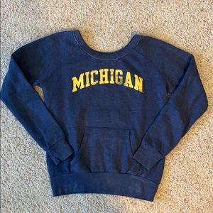 University of Michigan Women’s Crew Neck Sweater
